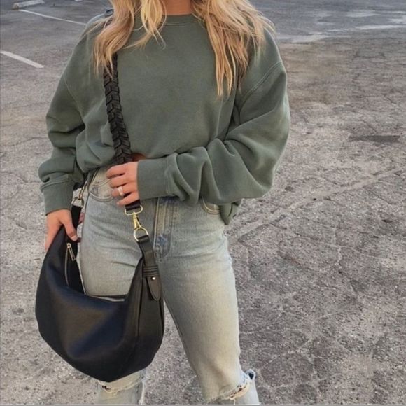 Jules Kae | NWT Zola Half Moon Vegan Leather Bag Black NWT - Picture 11 of 11